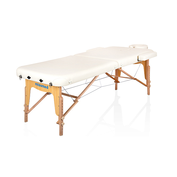 Массажный складной стол Mizomed Premium Pro 2 XL (80см) кремовый