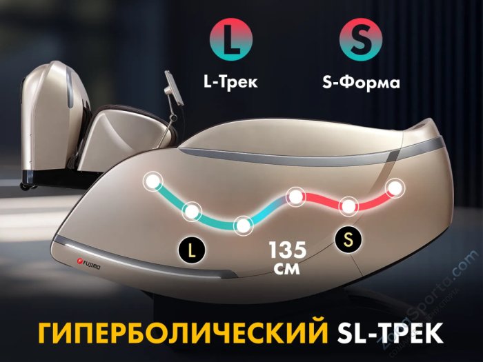 Массажное кресло Fujimo Guru2 Коричневый