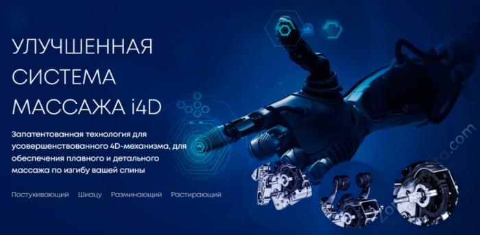 Массажное кресло iMassage Inspiration 2 Black
