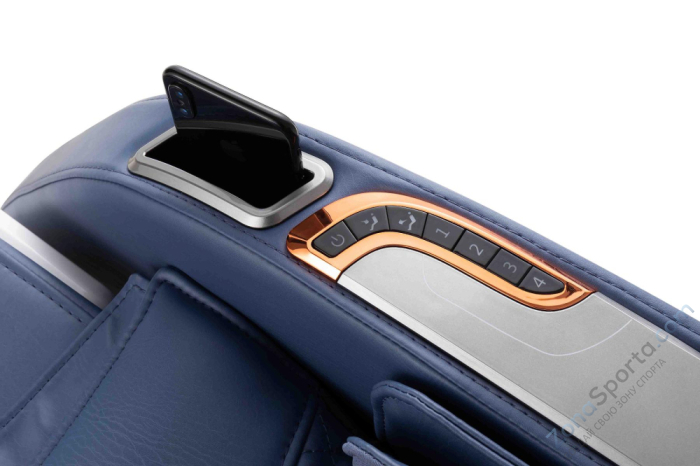 Массажное кресло iMassage ZigZag Blue/White