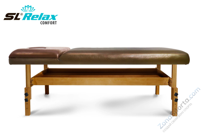 Массажный стол Relax Comfort коричневая кожа