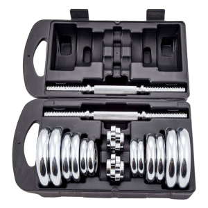 Набор гантелей 20 кг в кейсе Profi-Fit