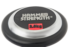Набор обрезиненных гантелей Hammer Strength 5 пар (27,5 – 37,5 кг)