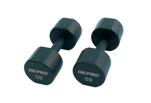 Набор полиуретановых гантелей от 1 до 10 кг OKPRO OK1025C-1-10-G