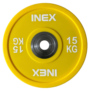 Олимпийский диск в уретане INEX PU Bumper Plate 15 кг