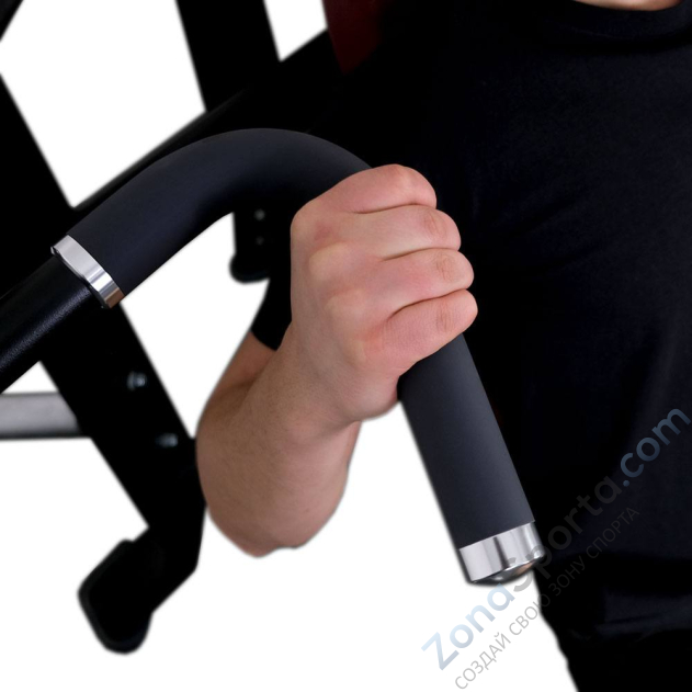 Плечевой жим сидя на свободных весах Protrain T8-605