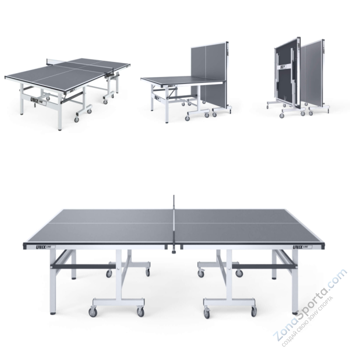 Профессиональный теннисный стол Unix Line 25 mm MDF (Grey)