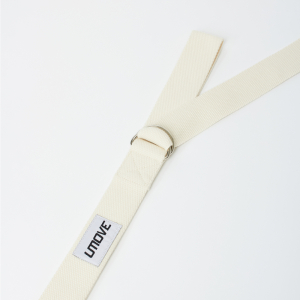 Ремень для йоги Umove Yoga Stretching Strap 240 см, молочный