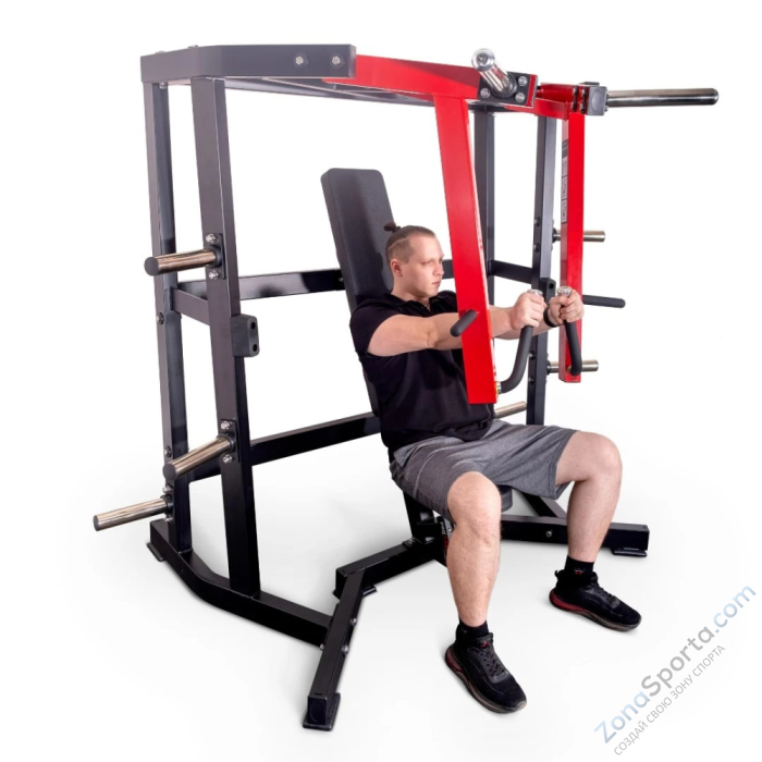 Широкий грудной жим на свободных весах Protrain PP107