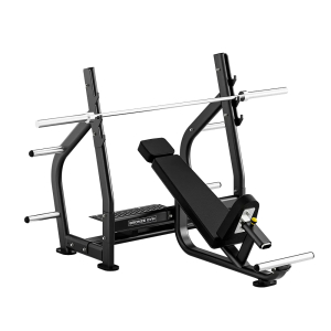 Скамья олимпийская для жима наклонная Bronze Gym RAVE RE56