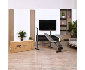 Скамья со стойками под штангу DFC D705