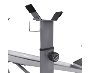 Скамья со стойками под штангу широкий хват, с партой для бицепса DFC D702 PRO