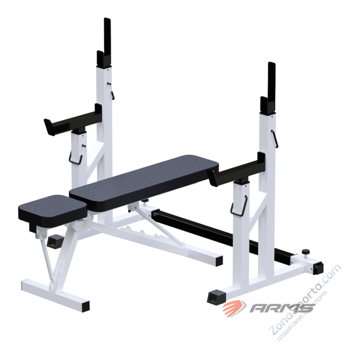 Скамья жимовая со стойками ARMS AR004.1