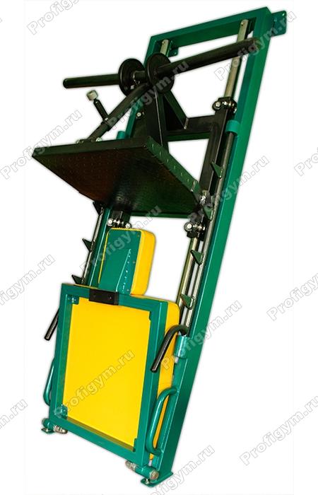 Станок для жима ногами пристенный, складной Profigym ТД-0310-D