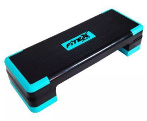Степ-платформа голубая с черным Fitex FTX-1717