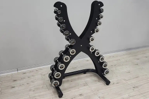 Стойка для хромированных гантелей X-образная Hasttings Digger HD71C1A