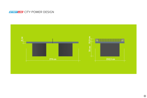 Стол теннисный City Power Design Всепогодный