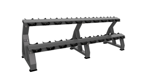 Стойка для гантелей двухъярусная (на 10 пар) Original FitTools FT-PUDMBRK-10P