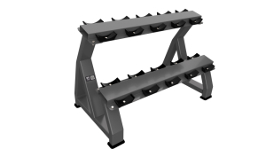 Стойка для гантелей двухъярусная (на 5 пар) Original FitTools FT-PUDMBRK-5P