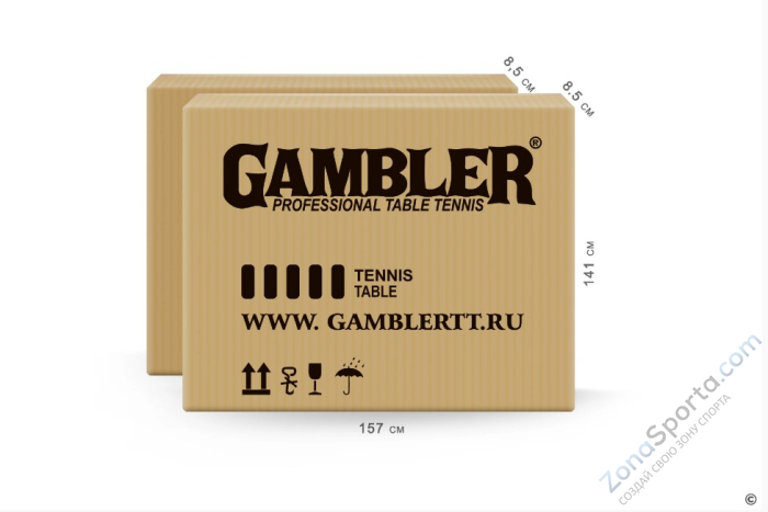 Теннисный стол Gambler Edition blue