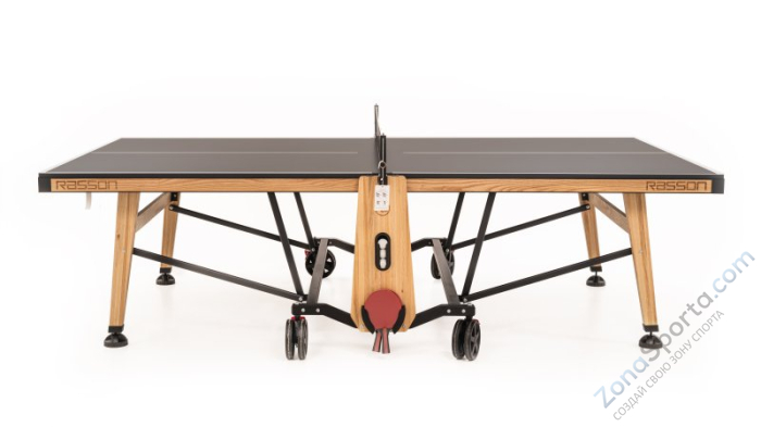 Теннисный стол складной для помещений Rasson Premium T01 Indoor (натуральный ясень)