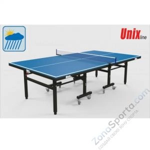 Всепогодный теннисный стол Unix Line (blue)