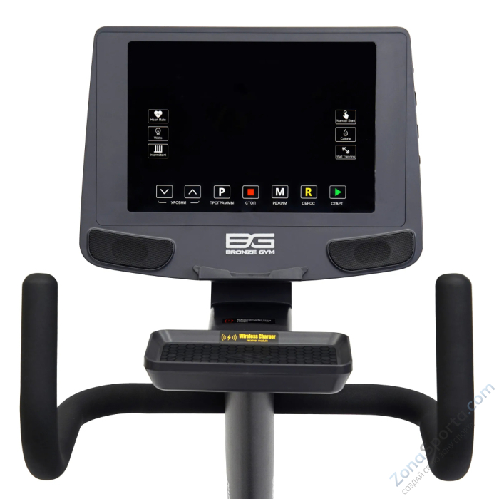 Велотренажер горизонтальный с генератором профессиональный Bronze Gym R1000M Pro Turbo (new)