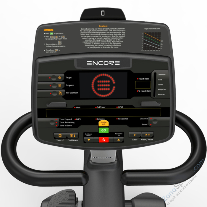 Профессиональный горизонтальный велотренажер Impulse Encore ECR7