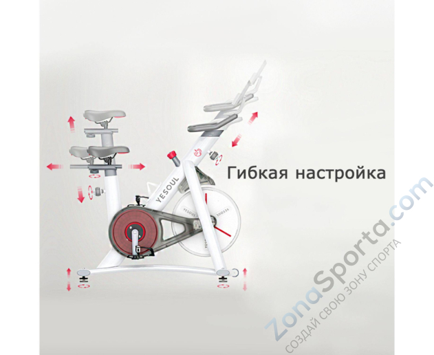 Велотренажер Yesoul BV1-W Plus