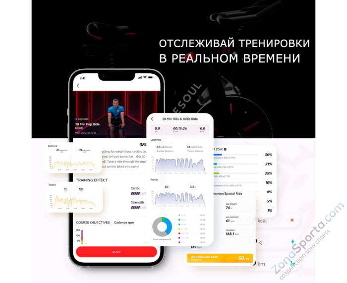 Велотренажер Yesoul Smart M1 Black