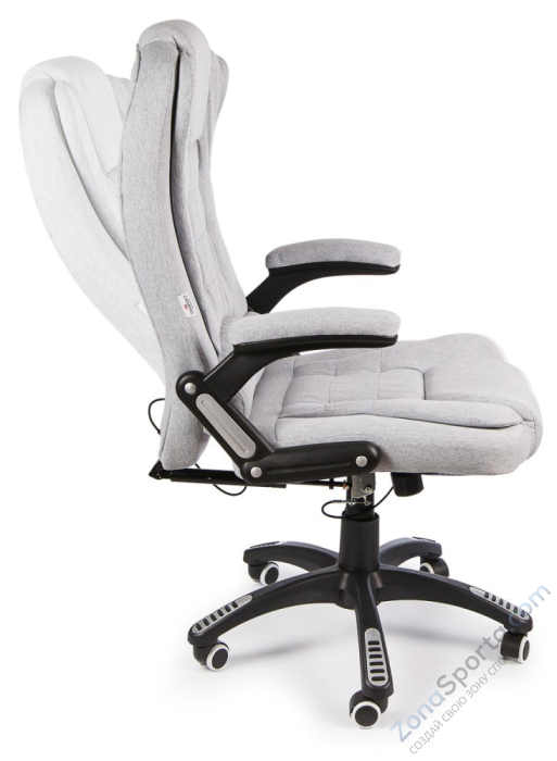 Вибромассажное кресло Calviano Veroni 52 (ткань, серое)