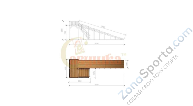 Зимняя горка Савушка Зима 6